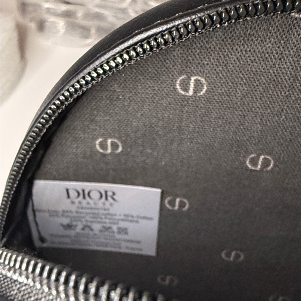 Dior Black Circular Bag with Silver Accents - Picture 2 of 4